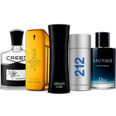 5 Perfume Set: Creed Aventus, 1 Million, Armani Code, 212 Men & Dior Sauvage 5×100 ml